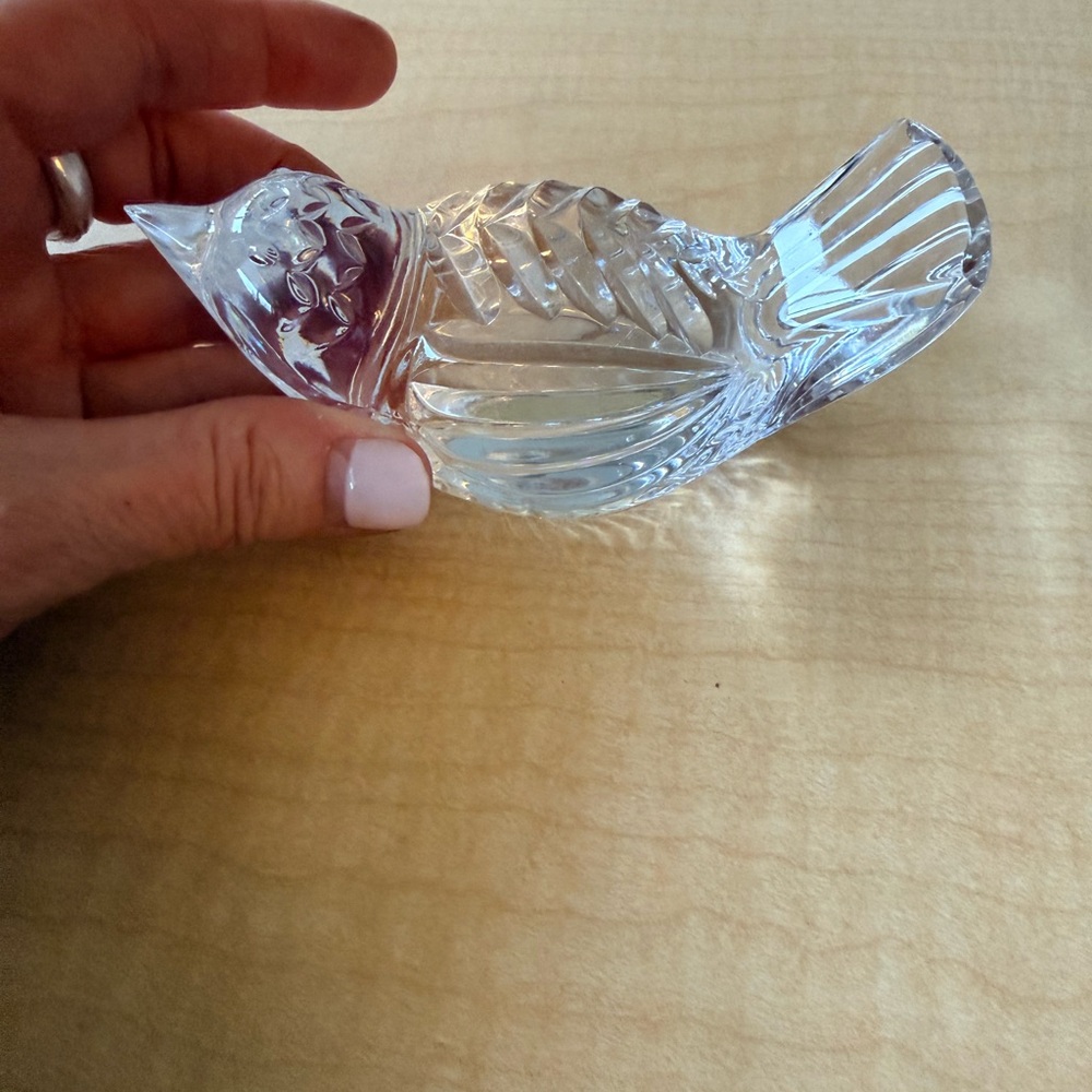 WATERFORD Elegant Crystal Bird Figurine - Picture 5 of 5